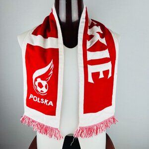 Polska Football Soccer TYSKIE Scarf Polish Beer Bam Bams